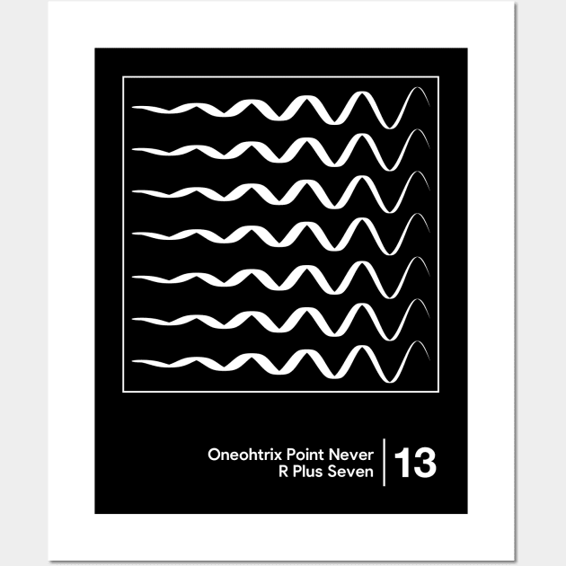 R Plus Seven / Minimalist Graphic Artwork Design Wall Art by saudade